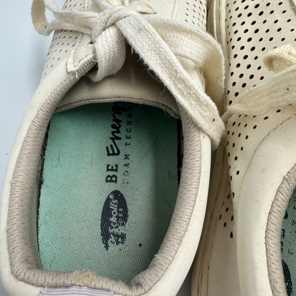 Dr. Scholl's Women’s Size 9M Cream Off White Sneakers Shoes - Picture 6 of 8